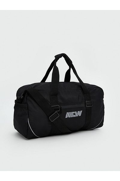 LC Waikiki Men's Black Printed Sports Bag