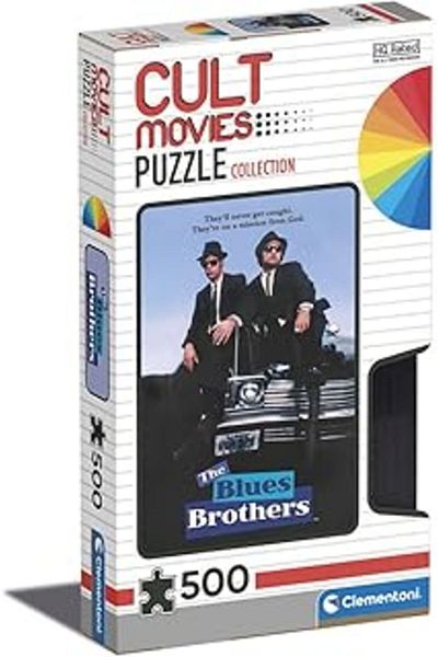 CLEMENTONI - 500 Piece Cult Movies Adult Puzzle - The Blues Brothers - 35109