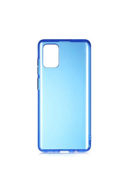 HTstore حافظة Zore Bistro متوافقة مع هاتف Galaxy A71 - أزرق