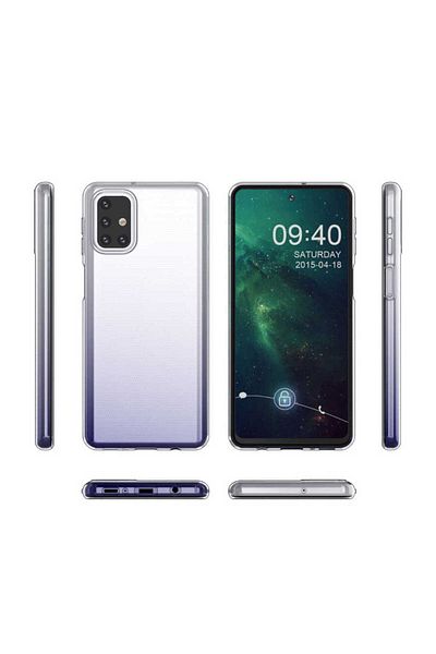 HTstore حافظة Zore Super سيليكون متوافقة مع Galaxy M31S