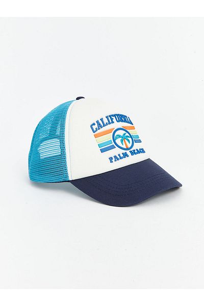 LC Waikiki New Season Printed Mesh Detailed Boy's Cap - S5G530Z4