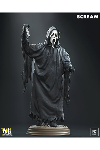 Poly Collectibles Ghostface - Scream Exclusive Collectibles Figure | 30 cm