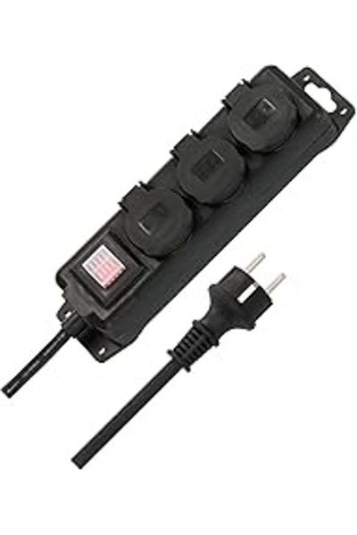 shop Rom Ip44 Licensed Mountable 3 Socket 2 Meter Cable Outdoor Socket Romshp 1067323