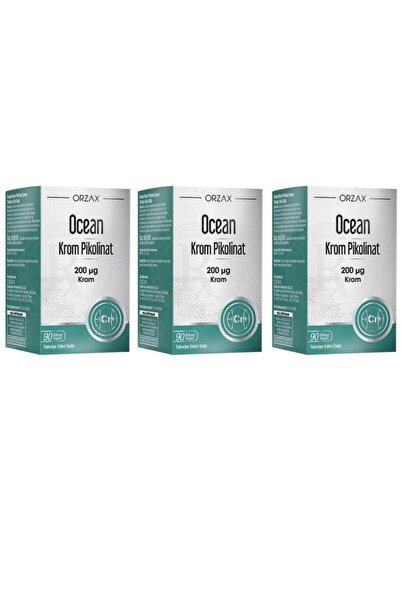 Ocean Krom Pikolinat 20 Mcg 90 Kapsül 3 Adet