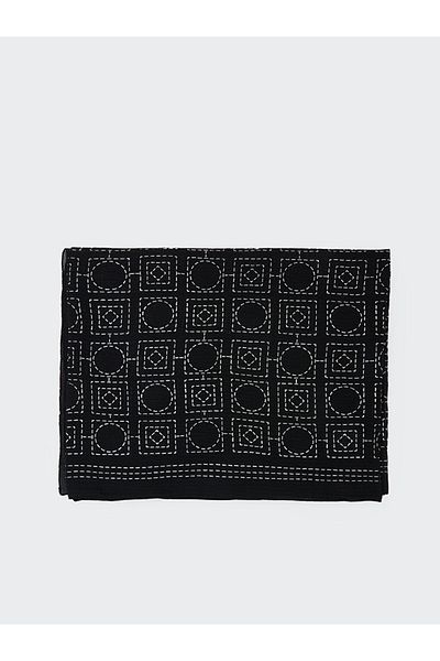 LC Waikiki Black Patterned Women's Shawl