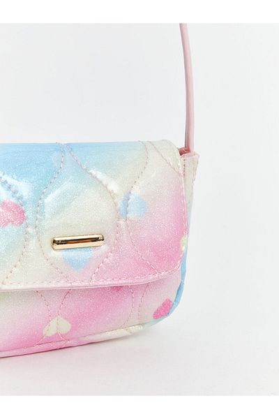 LC Waikiki Lcw Accessories Mixed Heart Patterned Girl's Shoulder Bag