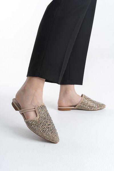 Liza Shoes Papuci de piatră de in pentru femei ARYAN A003-K614