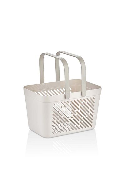 devigo Storage Basket with Handles Multi-Purpose Organizer Basket - Countertop, Bathroom, Kitchen - Organizer Basket
