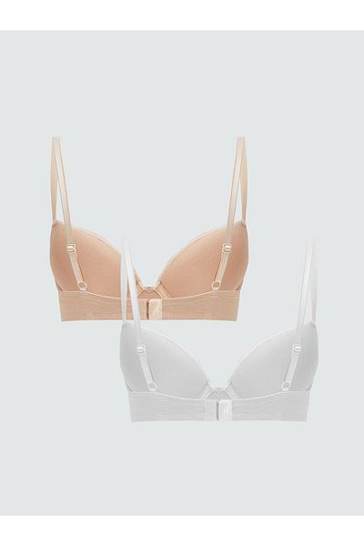 LC Waikiki Λεπτομερές σουτιέν μπλουζάκι Underwire Unpadded Lace 2 Πακέτο