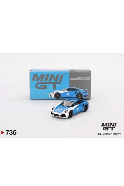 mini gt 1/64 Porsche 911 Turbo S Safety Car 2023 Imsa Daytona 24 Hrs Mgt00735
