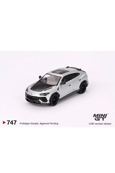mini gt 747 Lamborghini Urus Performante Grigio Nimbus Lhd Model Car