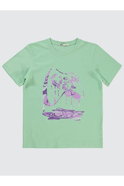 Civil Boys Boy's T-Shirt 10-13 Years Water Green