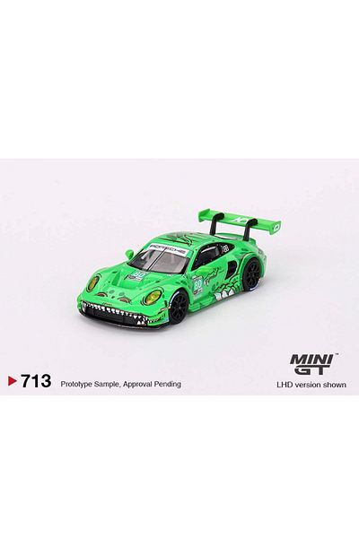 mini gt 1:64 Porsche 911 Gt3 R # 80 2023 Imsa Sebring 12 Hrs Gtd Ao Racing