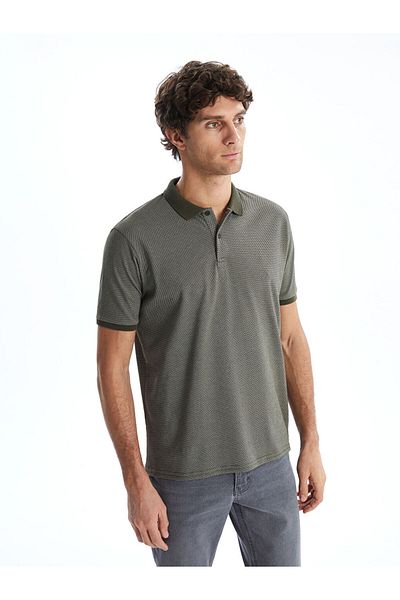 LC Waikiki Νέα σεζόν Polo Collar Short Sleeve Pique Ανδρικό Tisort - S5K252Z8
