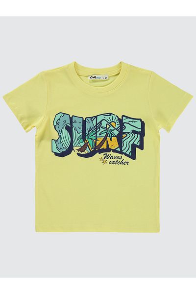 Civil Boys Boy's T-Shirt 2-5 Years Light Yellow