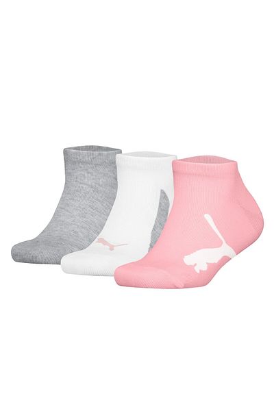 Puma Kinder Sneakersocken, 3er Pack - BWT Sneaker 3P, Logos, einfarbig