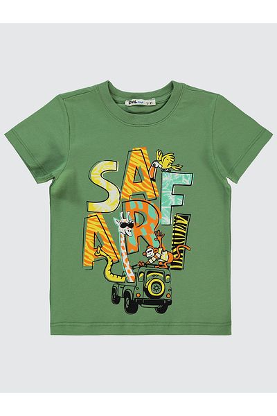 Civil Boys 2-5 Years Old Boy T-Shirt - Light Khaki