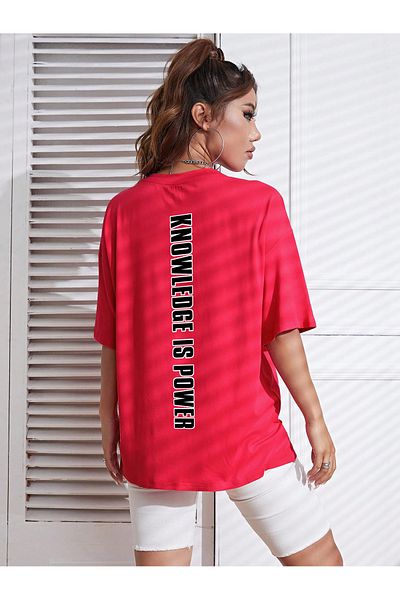 uyguntarz Μπλουζάκι Unisex Knowledge is Power Printed Design
