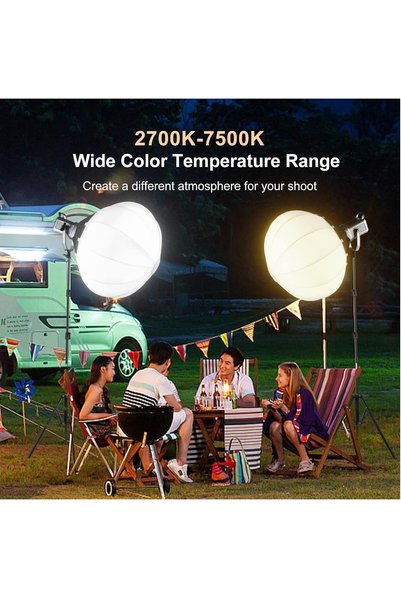 glanfen Professional Studio Lighting Kit, 500W 2700-7500K LED Monolights with Softbox & Stand