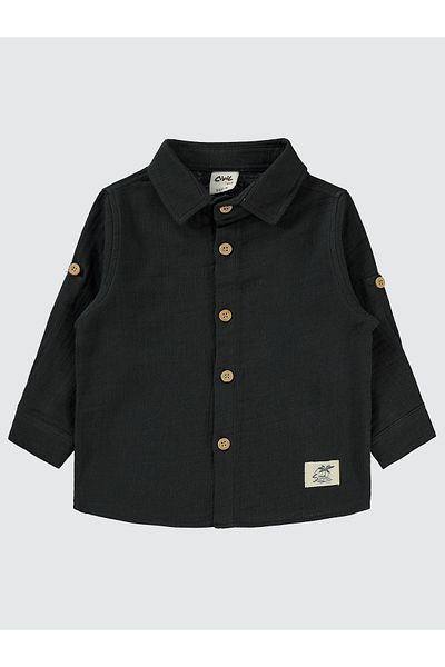 Civil Baby 6-18 Months Baby Boy Anthracite Shirt