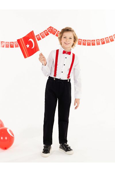 Civil Boys Boy's Trousers 6-9 Years Black