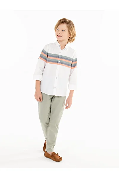 Civil Boys 6-9 Years Boy's Beige Trousers
