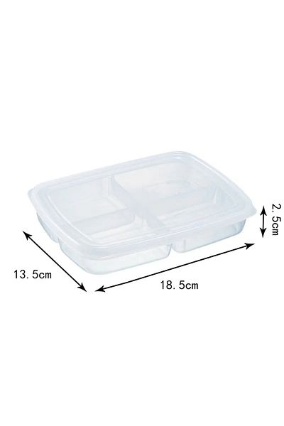 Choice 1pc Transparent 1pc Transparent Four Grid Refrigerator Large Capacity Storage Box Frozen Meat Compar