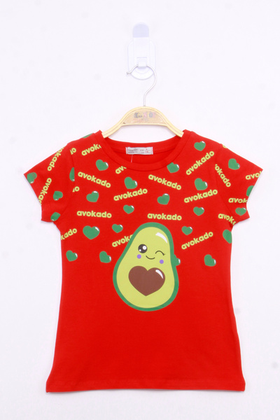 Toontoy Μπλουζάκι για κορίτσια με αβοκάντο με τύπωμα