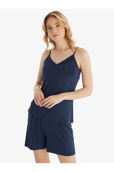 Blackspade Kadın Pijama Takımı 51838 - Lacivert