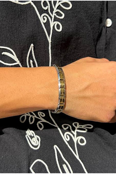 NATUREL Çift Renk İtalyan Charm Bileklik Stainless-Steel