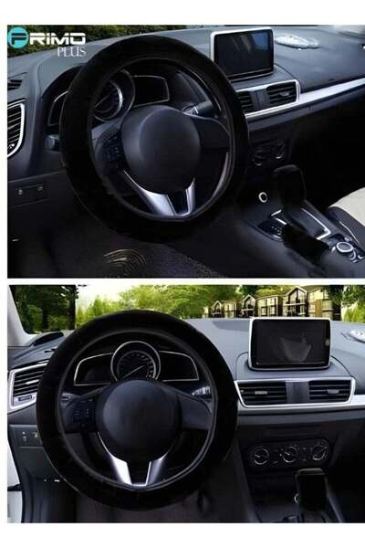 Primo Plus Fluffy 3 pcs Steering Wheel / Handbrake / Gear Shift Cover