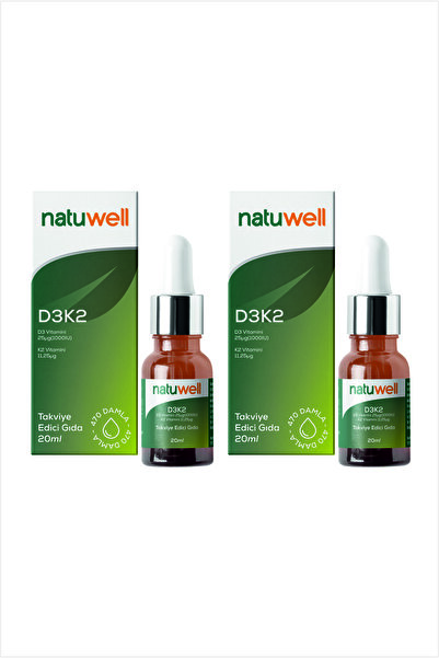 Natuwell 2'Lİ Vıt D3k2 20 ml*2 Damla