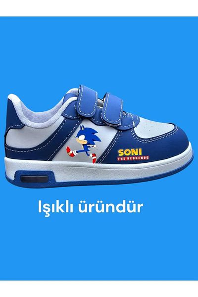 archiepet Blue Super Soni Printed Boys' Sports Sneakers Shoes