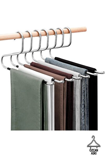 OZC 10 Adet Demir Pantolon Askısı
