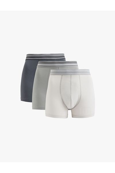 Koton Σετ Boxer 3 τεμαχίων από βαμβάκι