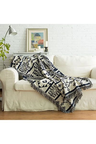 COOYA Multifunction Throw Blanket Sofa Cover Full Dust Cover Cushion Slipcover Multicolored 90x90cm