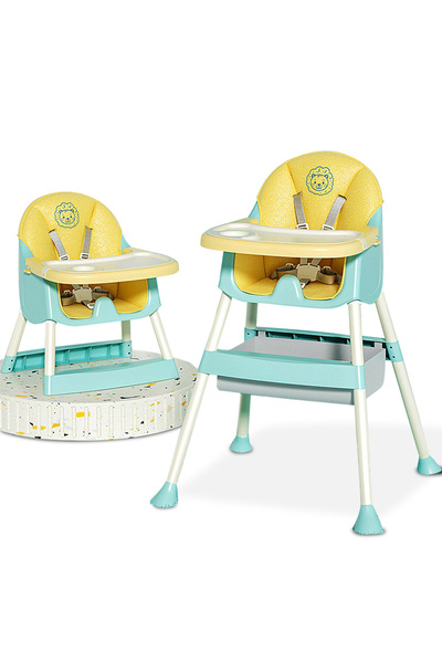 Ma Baby Multifunctional Baby High Chair, Portable And Adjustable Baby Dining Chair