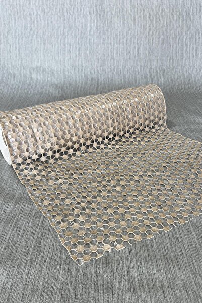 Pimula home غطاء رف دانتيل شفاف غير قابل للانزلاق من مادة PVC - 1009-I-Honeycomb