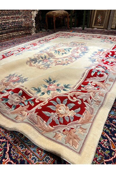 RD RAMAZAN DAĞ EL HALI SANATI El Dokuma Kabartmalı Çin Halısı Ebat 300x200