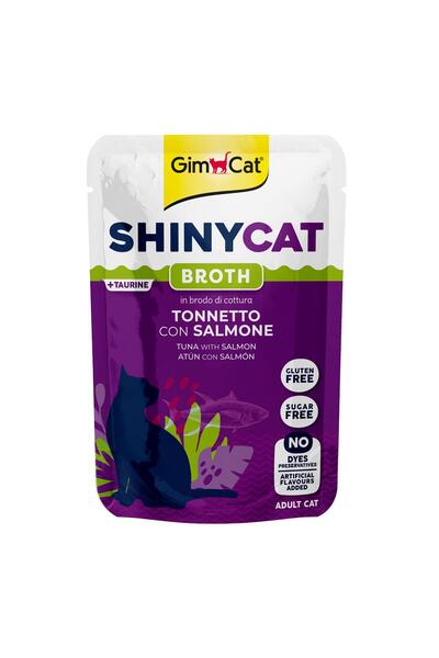 Gimcat Shinycat Pouch Tuna with Salmon 70 gr - Ton Balıklı Somon