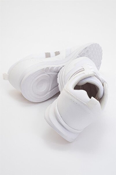 Liger Чоловічі спортивні кросівки - легкі, зручні, підошва з поліуретану, білі та сірі