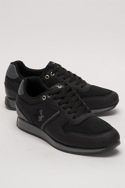 Liger Ανδρικά Καθημερινά Casual Sneakers Παπούτσια Leona Μαύρο-γκρι