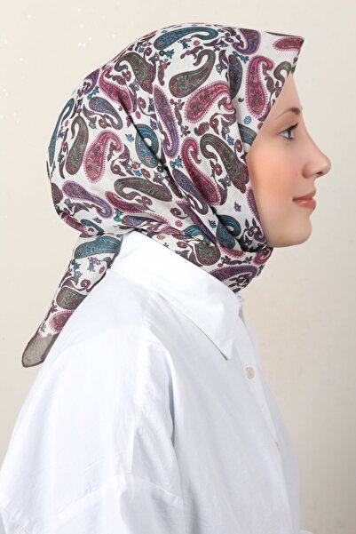 Eşarppark Lux Soft Pamuklu Eşarp 4040-181 Asker Yeşili