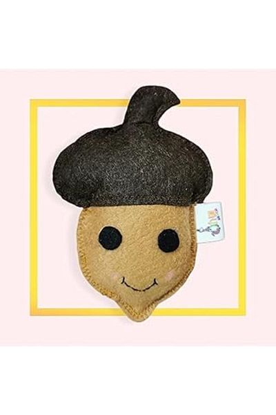 Mu Art Dino Acorn 11 cm Catnip Cat Bell