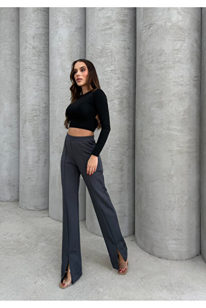 RESSHO Gri Scuba Pantolon