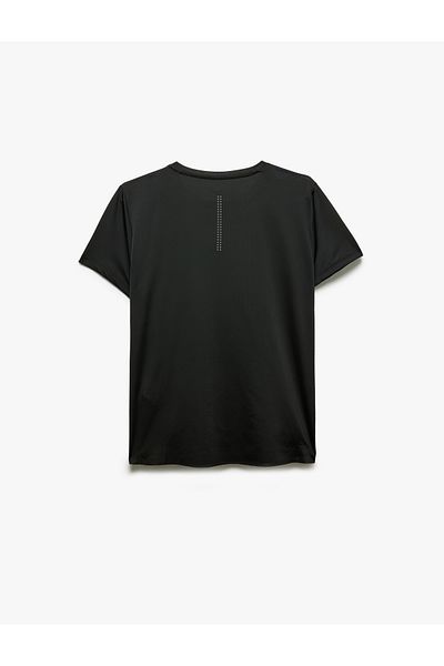Koton Printed Short Sleeve Crew Neck Sports T-Shirt