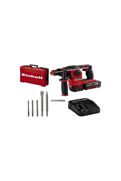 Einhell Herocco Kit + 5 Adet Uç(1 x 3,0AH) Akülü Kırıcı Delici \u2013 4513975