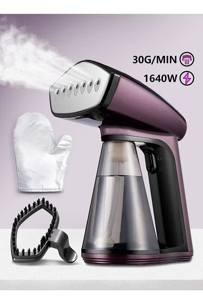 COOYA Portable Steam Iron,1640W Handheld,for Clothes,with Strong Penetrating 260ml