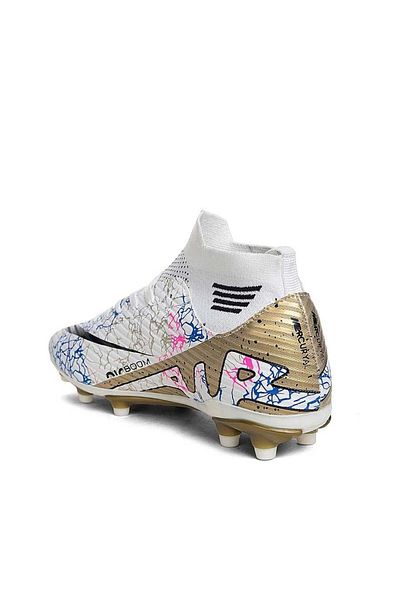 MEKOS White Boy's Football Boots