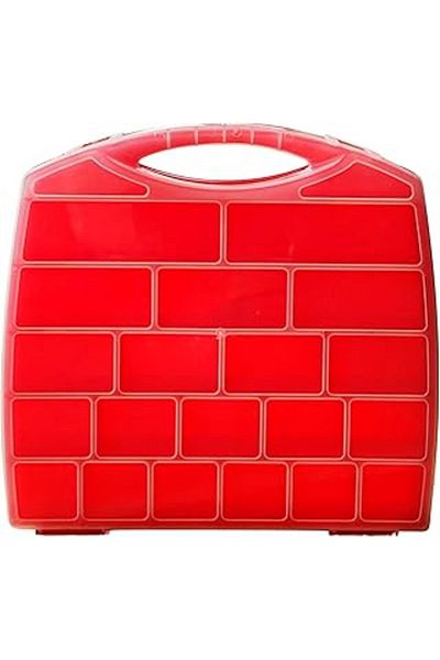 teknoenonline 20 Compartments Organizer, Small Parts Storage Box, Clear Plastic Tool Organizer Storage Box